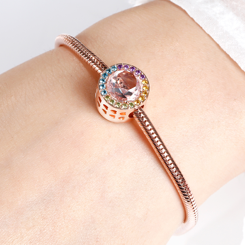 圓形水晶照片吊飾珠 image number 2