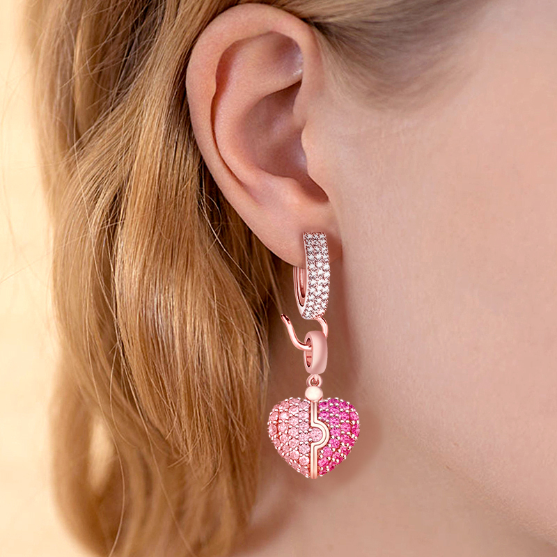 玫瑰金耳環鉤 image number 2