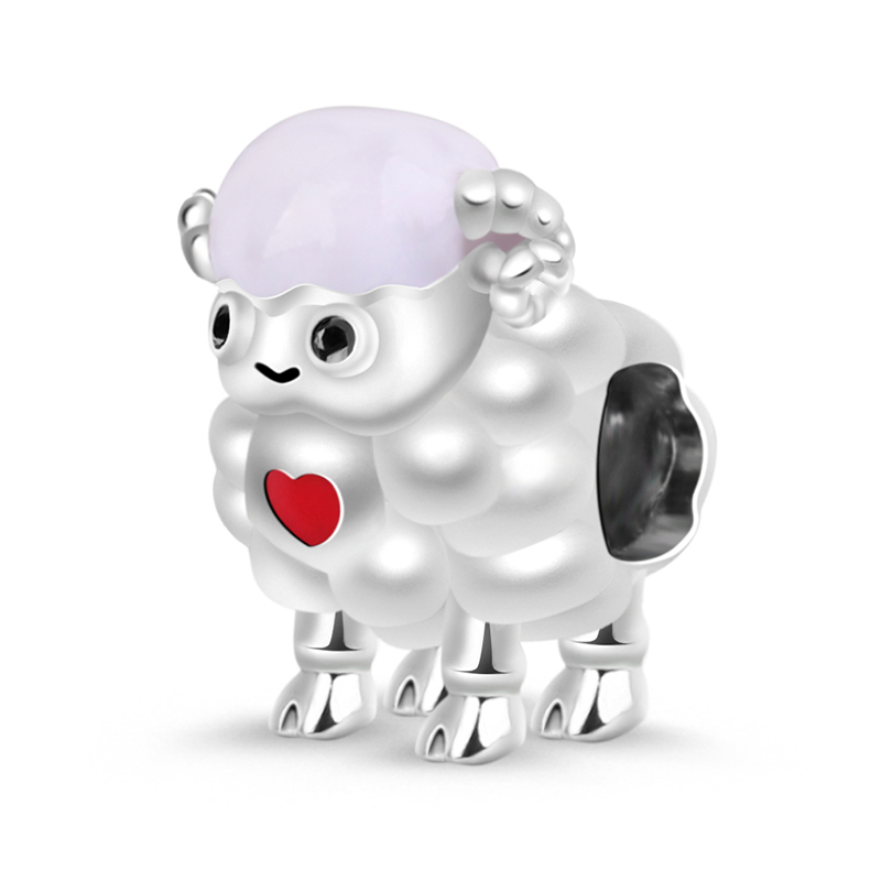 綿羊吊飾珠 image number 1