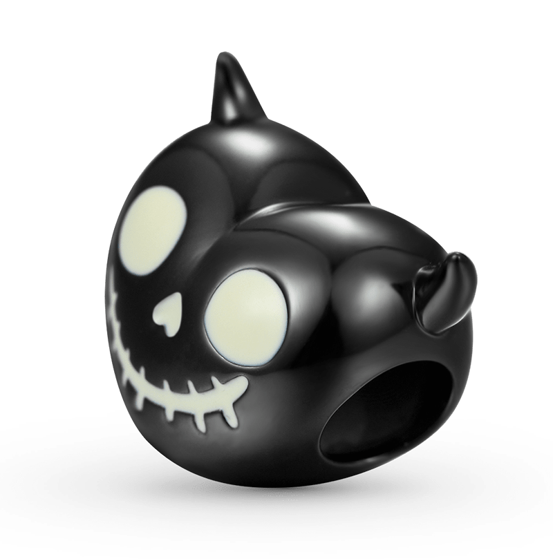 惡魔之心骷髏吊飾珠 image number 1