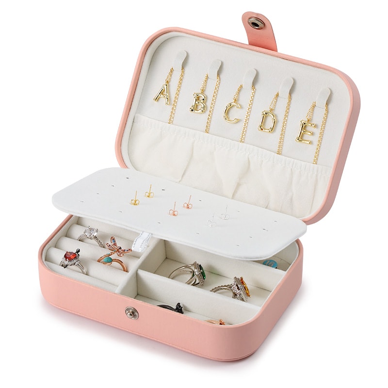 便攜式雙層首飾收納盒 image number 3