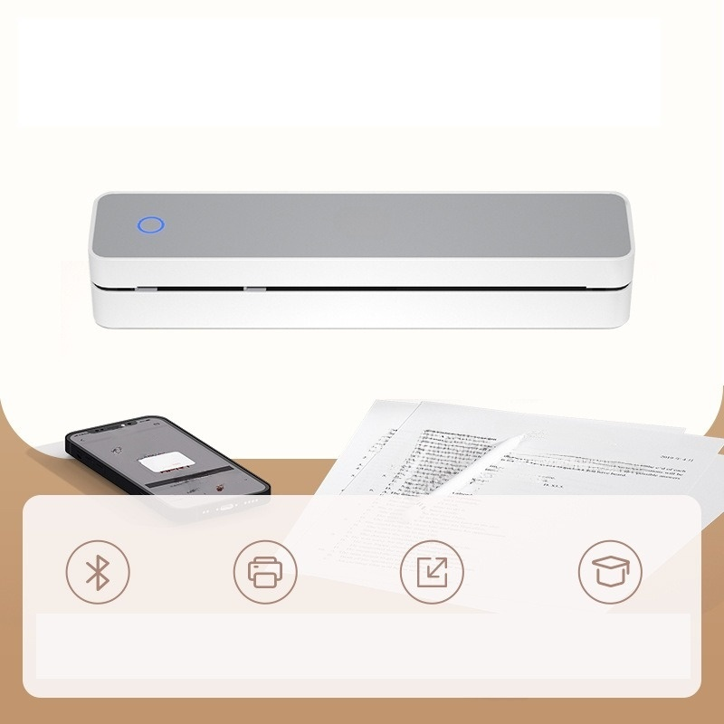 🎯 โรงงานสร้างสรรค์ในกระเป๋าของคุณ! เครื่องพิมพ์บลูทูธแบบพกพา ไร้หมึก ใช้เทคโนโลยีเทอร์มอล บอกลาปัญหาหมึกเลอะ! 🖨️✨