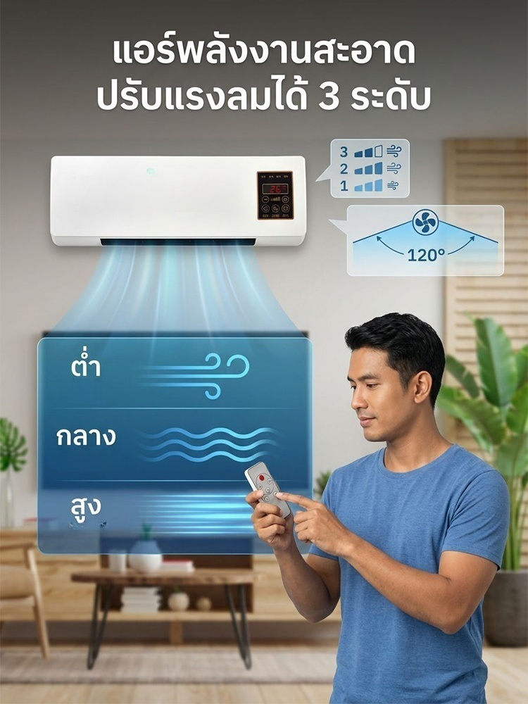 ❄️🔥 เครื่องปรับอากาศติดผนังบ้าน (ทำความเย็นและทำความร้อน) เหมาะสำหรับทุกฤดูกาล!