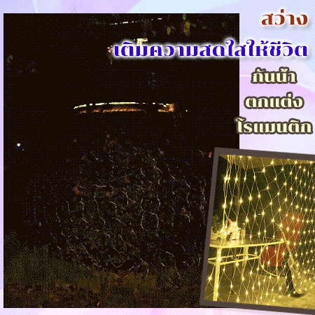✨ ไฟตาข่ายดักปลา LED สุดโรแมนติก: ส่องสว่างท้องฟ้าเต็มไปด้วยดวงดาวกลางแจ้งของคุณ