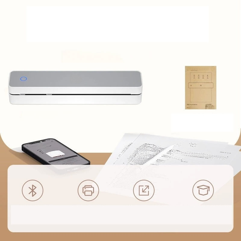 🎯 โรงงานสร้างสรรค์ในกระเป๋าของคุณ! เครื่องพิมพ์บลูทูธแบบพกพา ไร้หมึก ใช้เทคโนโลยีเทอร์มอล บอกลาปัญหาหมึกเลอะ! 🖨️✨