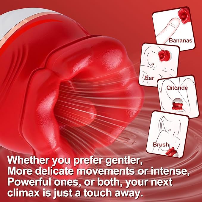 10 Speed Vibrating Tongue Licking Clitoral Sucking Stimulator with Nipple Massage Egg Female Adult Toy for Women Pleasure