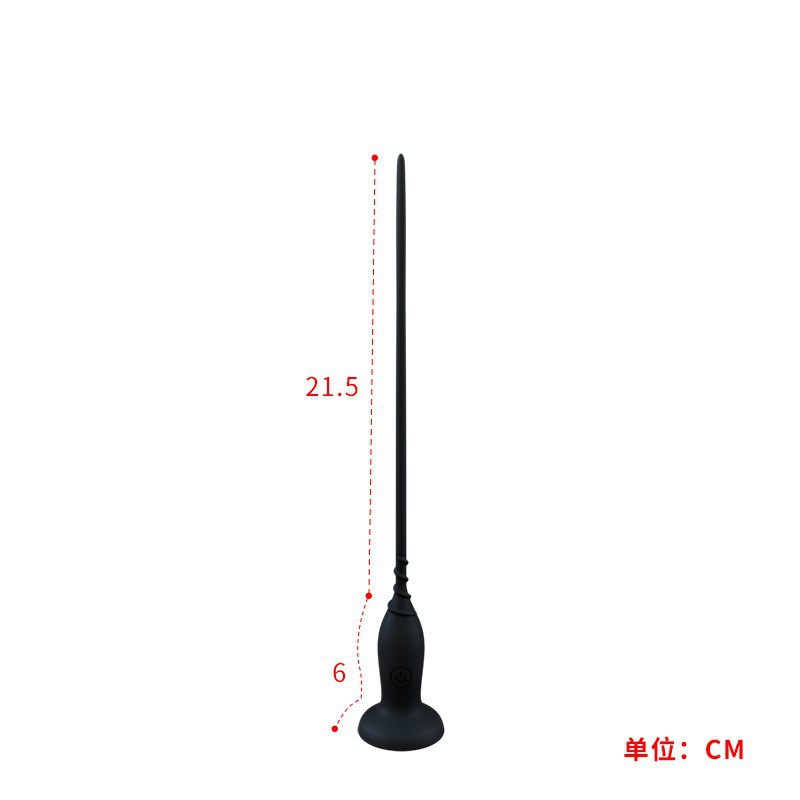 10 Frequency Vibration Male Urethral Sound Silicone Prostate Massager with Remote Control Electric Stimulation Toy for Men Adult Sex Toys