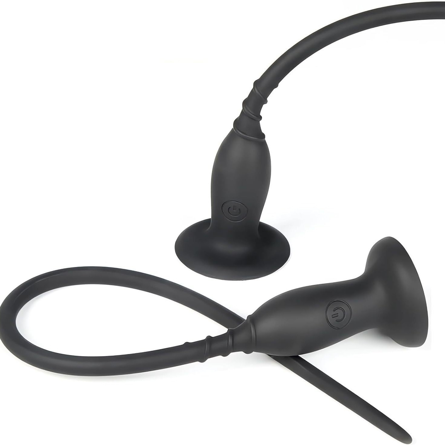 10 Frequency Vibration Male Urethral Sound Silicone Prostate Massager with Remote Control Electric Stimulation Toy for Men Adult Sex Toys