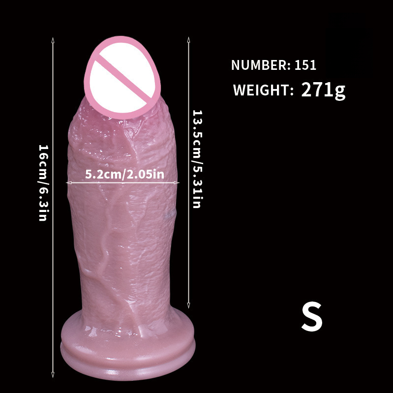 Extra Large Realistic Silicone Dildo Anal Plug for Men and Women Adult Toy Lifelike Penis Shaped Anal Trainer for Beginners and Advanced Users