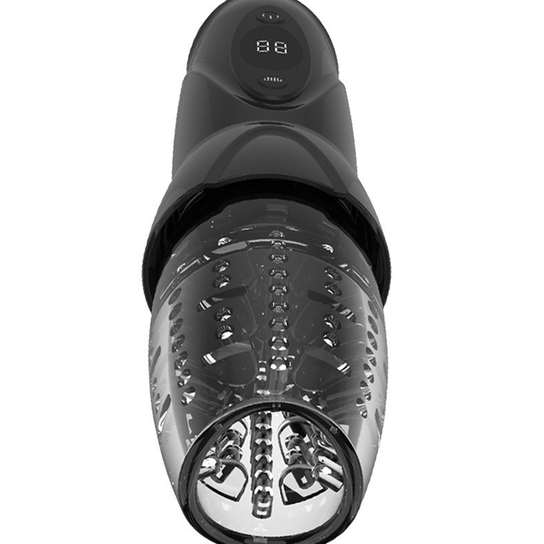 Automatic Rotating Telescopic Vibrating Male Masturbator Cup Hands Free Penis Training Device