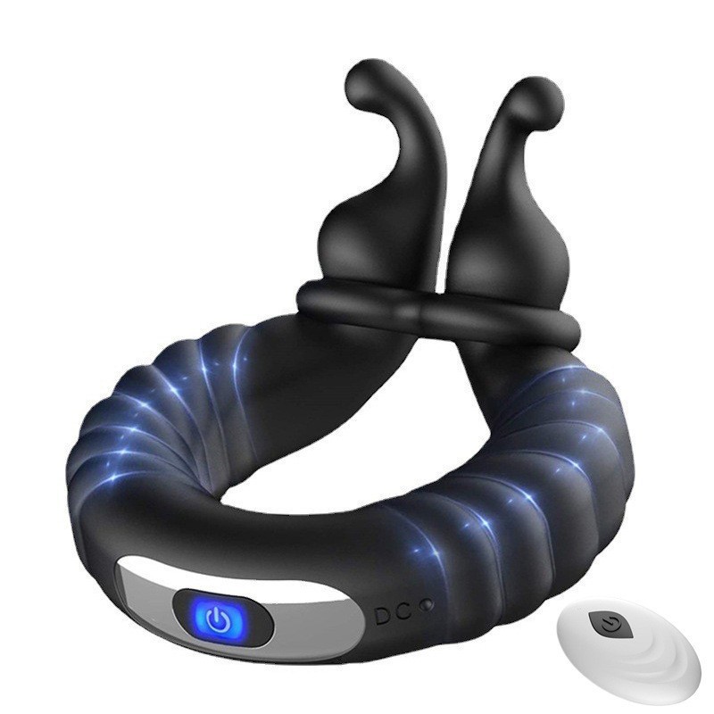 10 Speed Vibrating Penis Ring Cock Ring for Men with Delay Function Enhances Performance and Pleasure Prostate Massager for Intimate Training