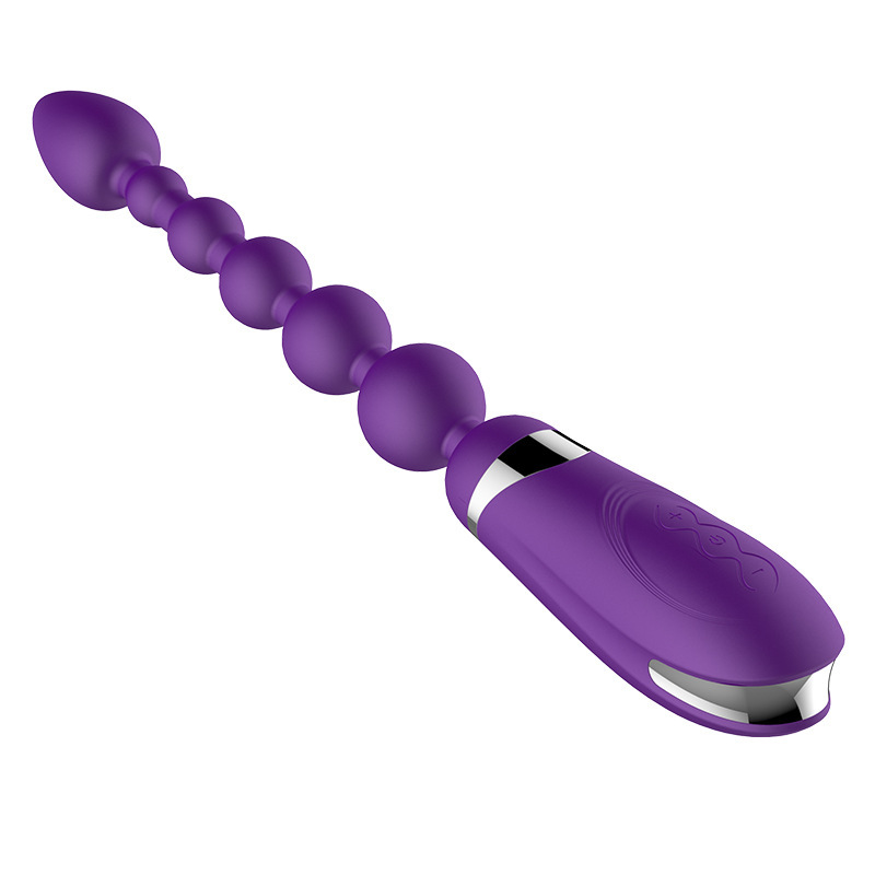 10 Speed Vibrating Anal Beads for Women Rechargeable Silicone Butt Plug with Remote Control Powerful Stimulation Adult Toys G Spot Clitoral Massager