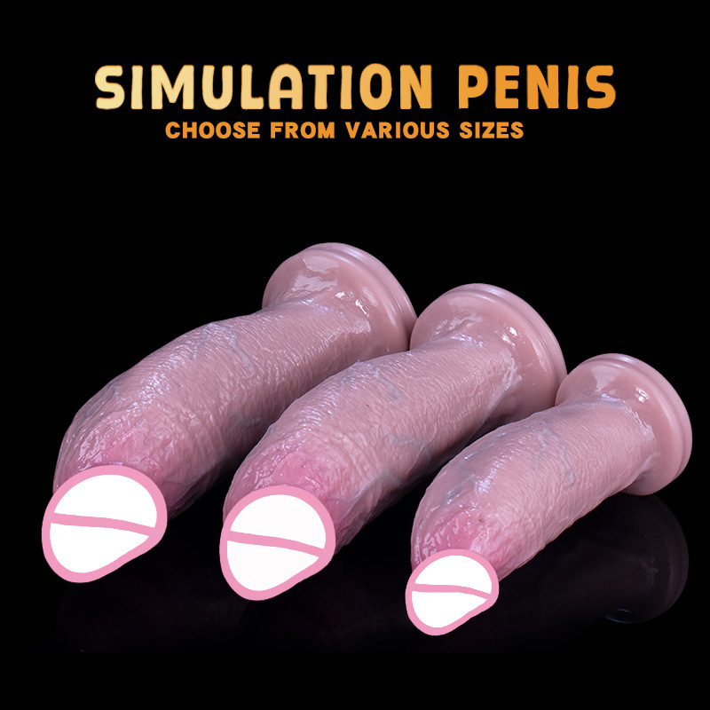 Extra Large Realistic Silicone Dildo Anal Plug for Men and Women Adult Toy Lifelike Penis Shaped Anal Trainer for Beginners and Advanced Users