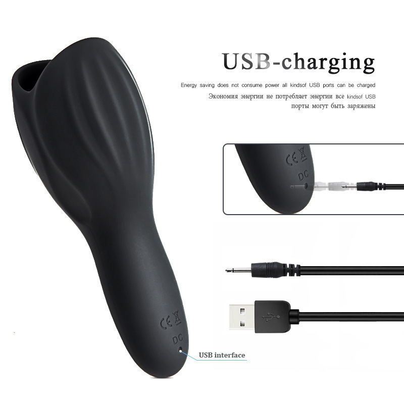 10 Frequency Vibration Male Masturbator Cup with Prostate Massager Penis Training Device for Men