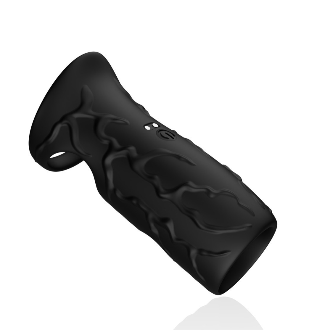 10 Speed Vibrating Male Silicone Cock Ring with Magnetic Charging Physical Delay Penis Sleeve for Men Enhanced Pleasure and Stamina
