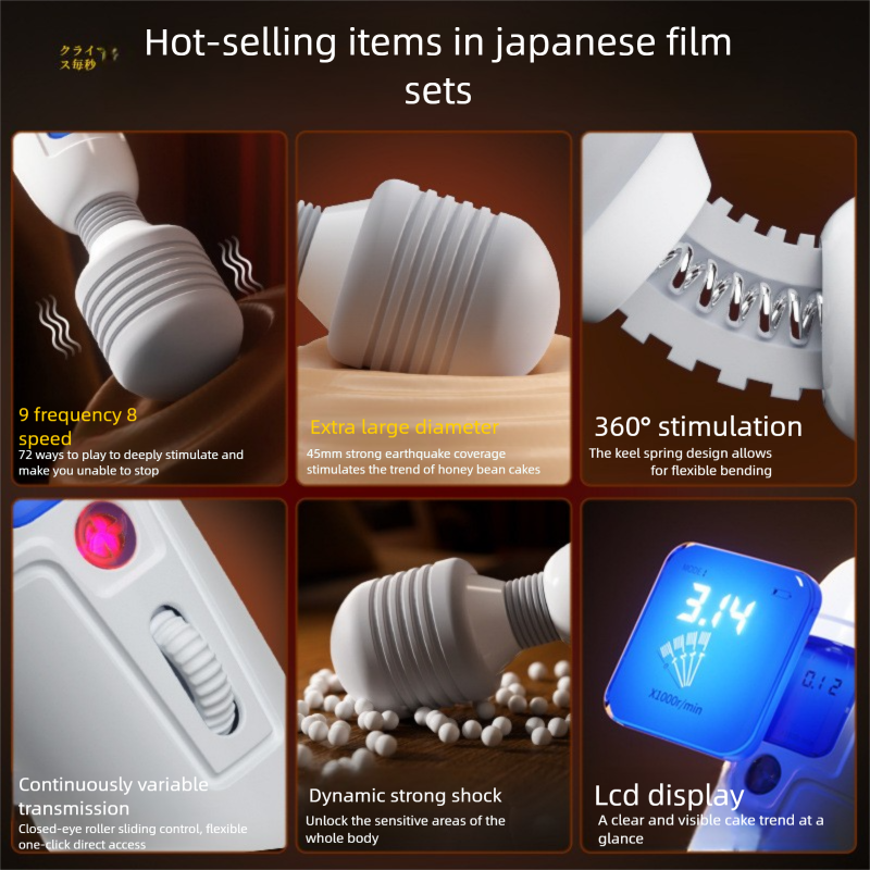 Powerful Rechargeable Vibrator for Women with Large Head Multi Mode LCD Display Silent Operation for Foreplay and Solo Pleasure