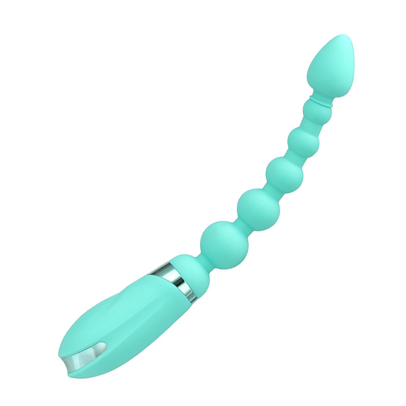 10 Speed Vibrating Anal Beads for Women Rechargeable Silicone Butt Plug with Remote Control Powerful Stimulation Adult Toys G Spot Clitoral Massager
