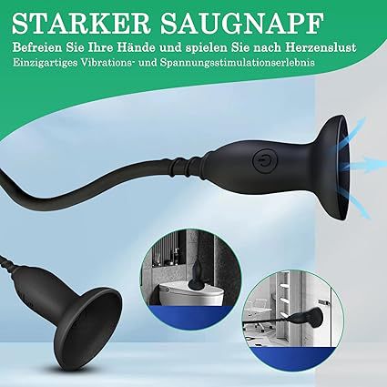 10 Frequency Vibration Male Urethral Sound Silicone Prostate Massager with Remote Control Electric Stimulation Toy for Men Adult Sex Toys