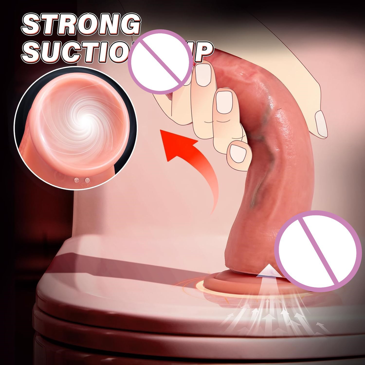Automatic Telescoping Vibrating Dildo Realistic Electric Silicone Masturbator for Women Hands Free Thrusting Adult Sex Toy
