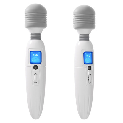 Powerful Rechargeable Vibrator for Women with Large Head Multi Mode LCD Display Silent Operation for Foreplay and Solo Pleasure