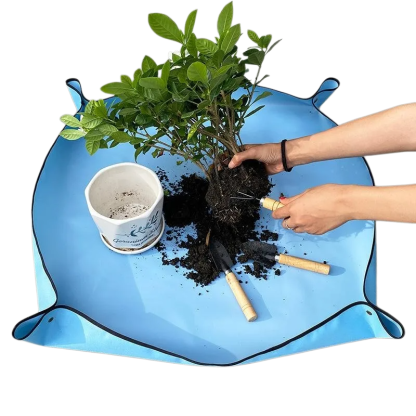 家用拌土墊 PVC聚酯防水家庭園藝地墊 植物換盆綠蘿多肉翻盆花墊