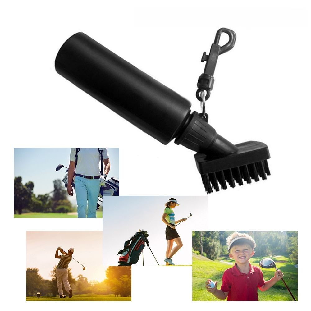 高爾夫配件清潔工具附可拆卸收納盒和噴刷掛鉤