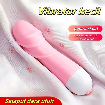 Vibrator Glans Unik untuk Stimulasi Klitoris Presisi dengan Intensitas Getaran Bisa Diatur Silikon Lembut Panjang 10cm Diameter 2cm Baterai 1xAA Bonus Pelumas 8ml
