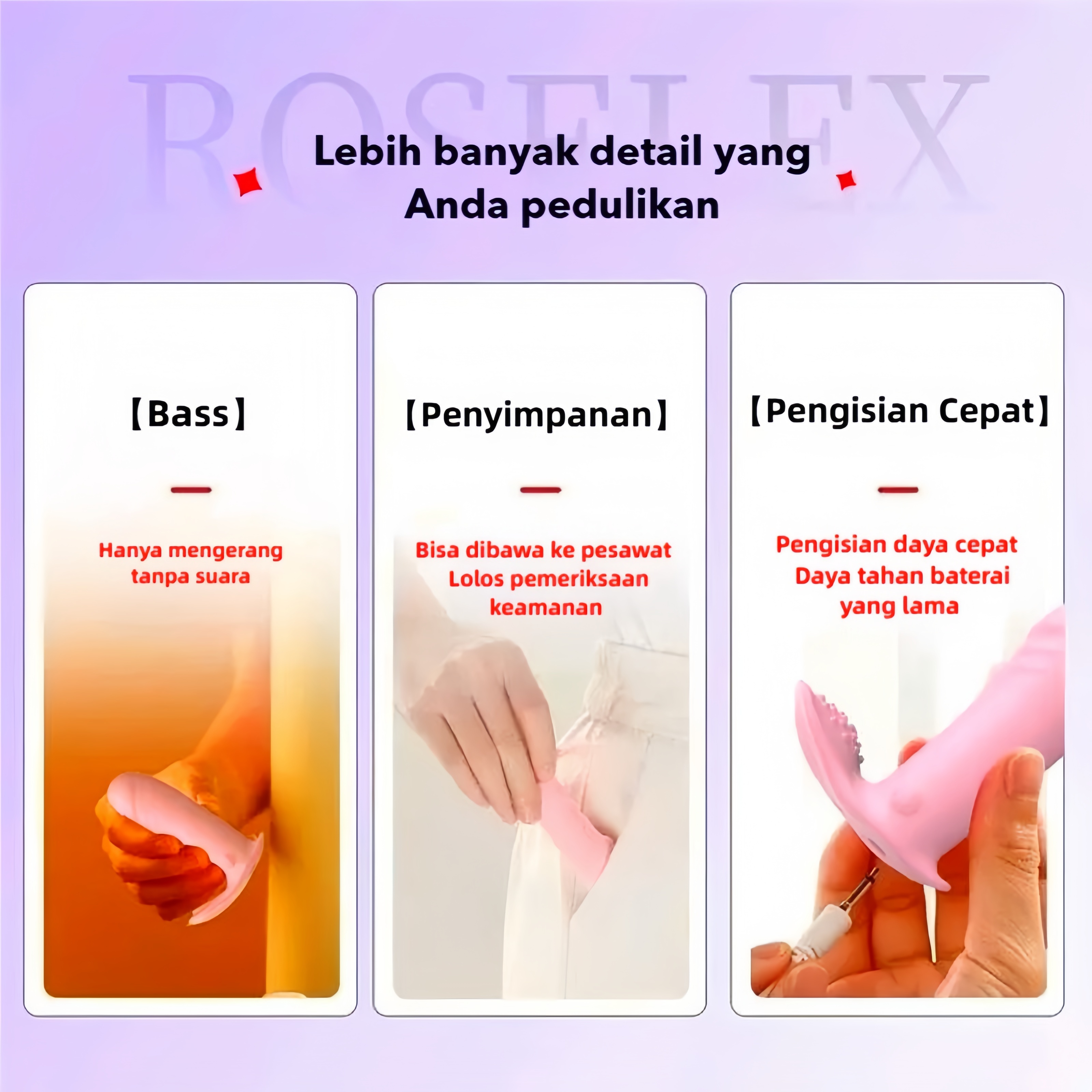 （DF-09）Vibrator G-Spot untuk Wanita yang Kompak, Mudah Dibawa, Tahan Air, dan Dapat Diisi Ulang untuk Penggunaan Berulang