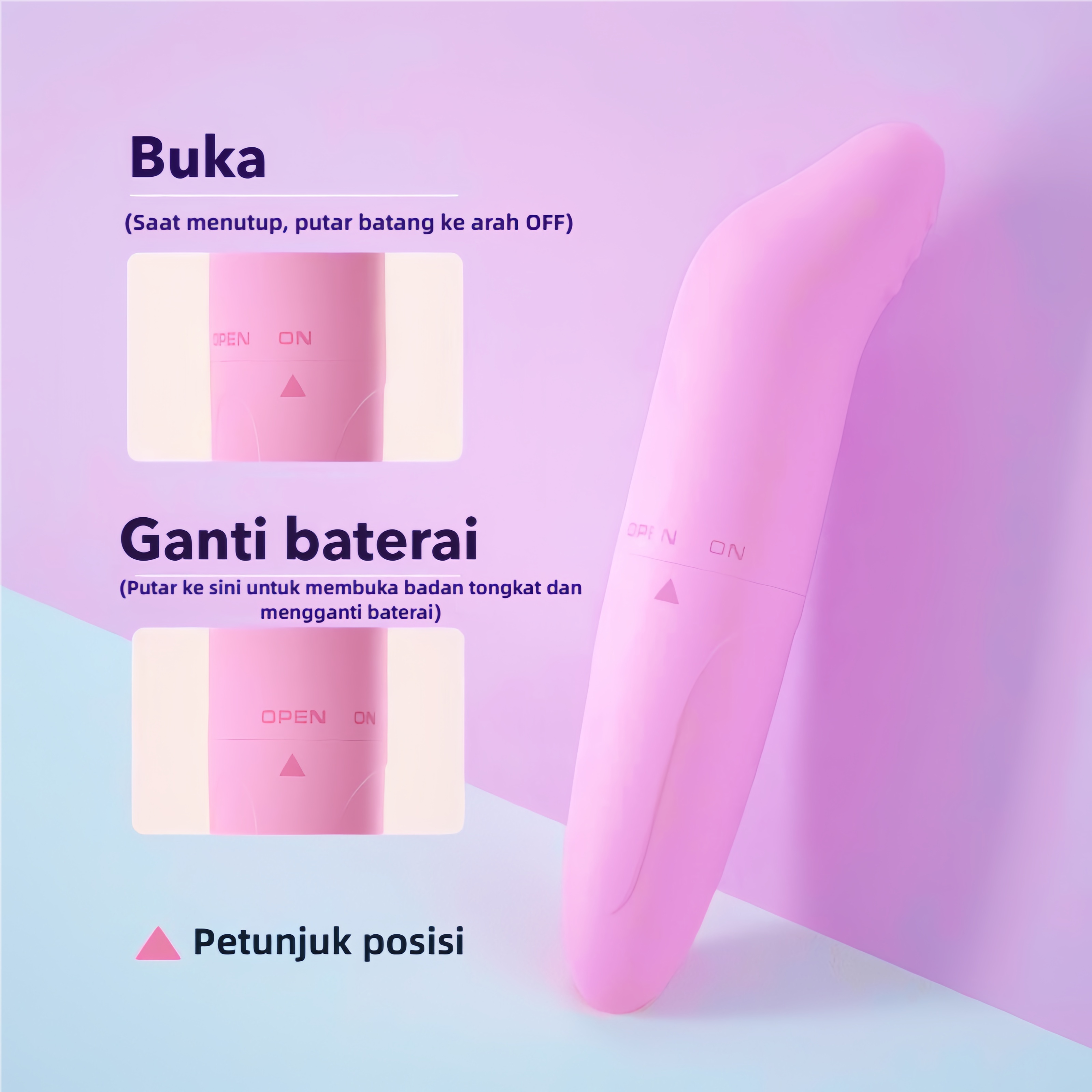 Alat Pijat G Spot Mini Ujung Melengkung Stimulasi Presisi Silikon Lembut Panjang 11cm Diameter 2cm Bonus Pelumas 8ml