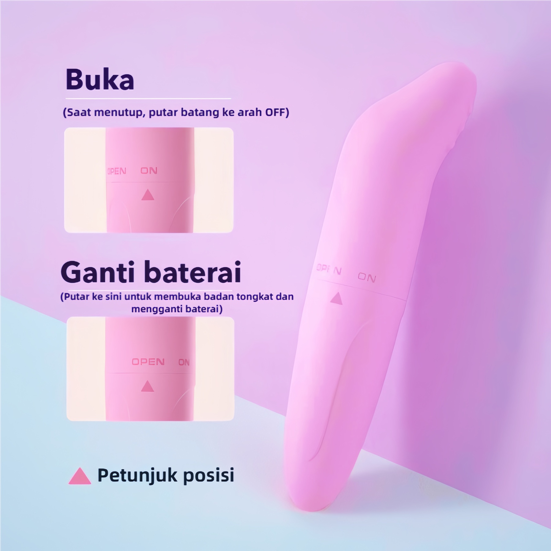Alat Pijat G Spot Mini Ujung Melengkung Stimulasi Presisi Silikon Lembut Panjang 11cm Diameter 2cm Bonus Pelumas 8ml