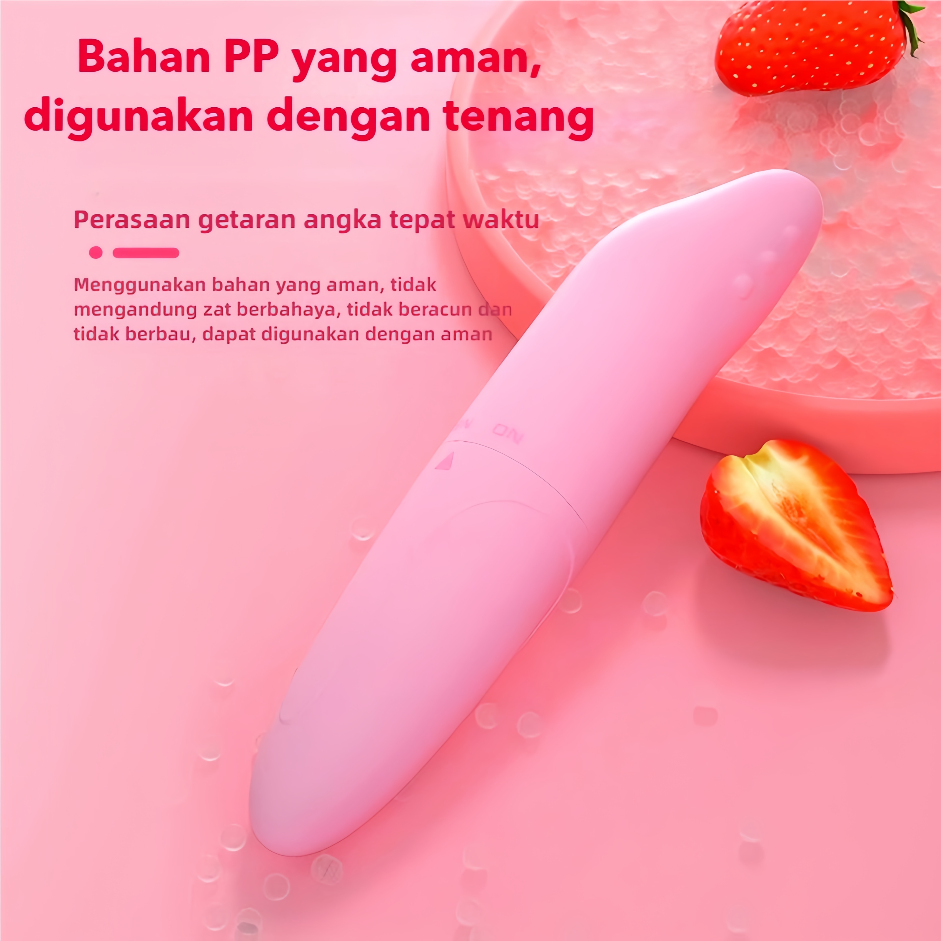 Alat Pijat G Spot Mini Ujung Melengkung Stimulasi Presisi Silikon Lembut Panjang 11cm Diameter 2cm Bonus Pelumas 8ml