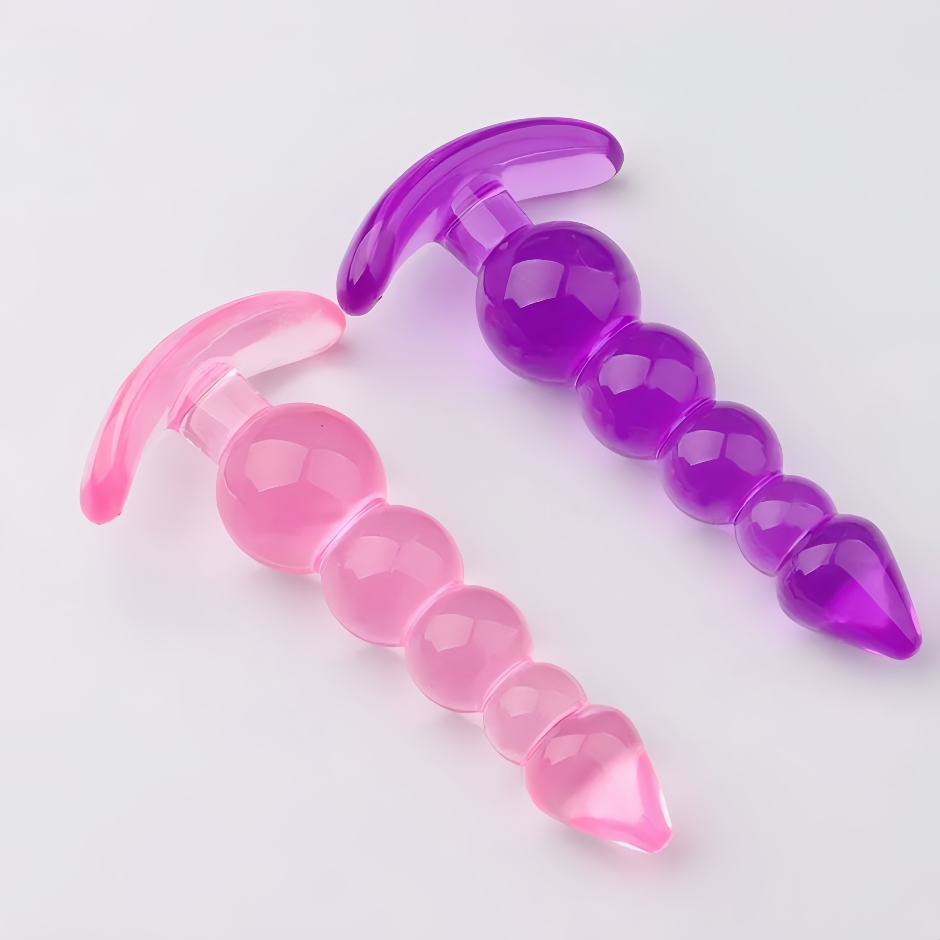 Sumbat Anal Manual Warna Ungu Silikon Body Safe Panjang 11cm Diameter 2cm Mudah Dibersihkan