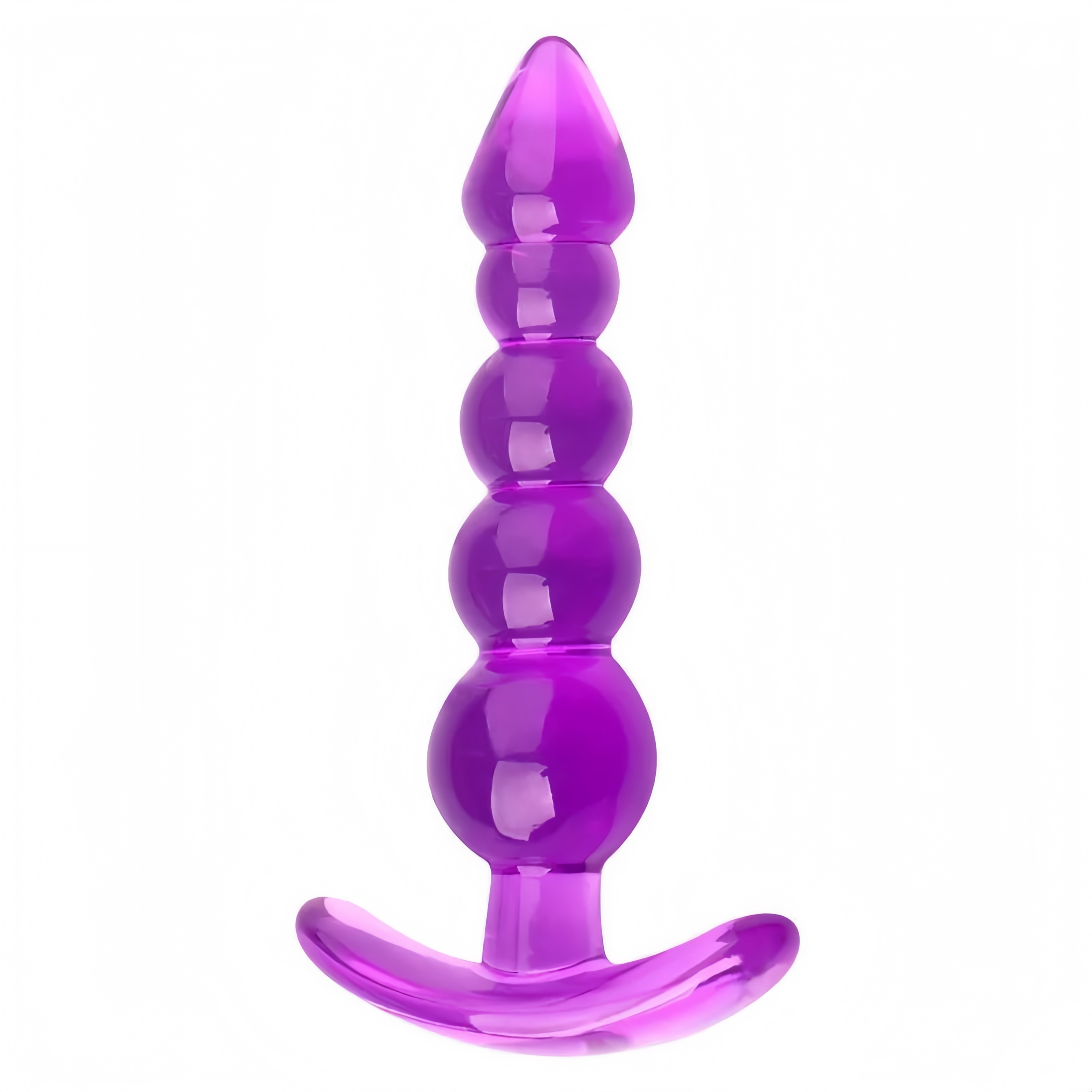 Sumbat Anal Manual Warna Ungu dari Silikon Body Safe Panjang 11cm Diameter 2cm Mudah Dibersihkan Bonus Pelumas 8ml