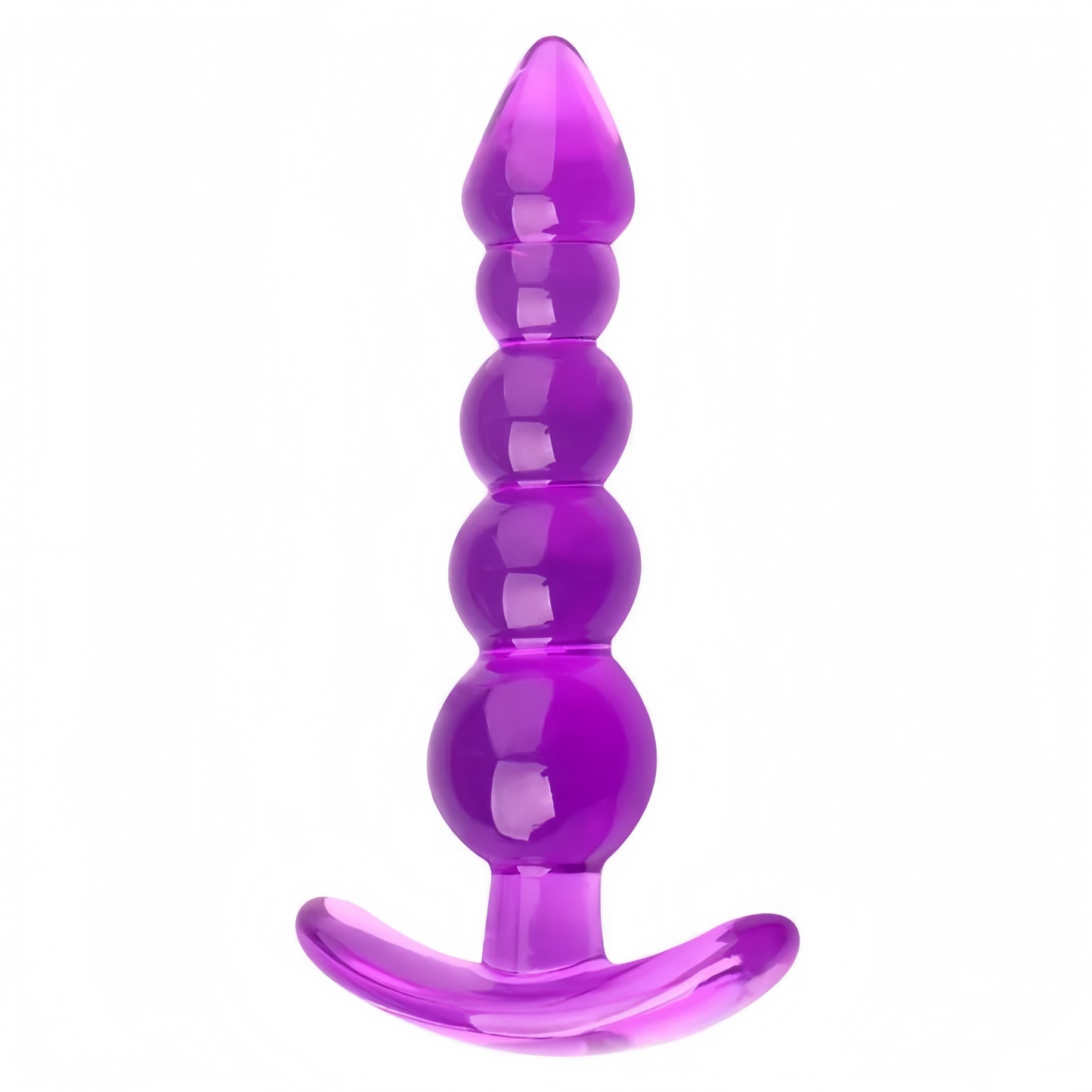 Sumbat Anal Manual Warna Ungu dari Silikon Body Safe Panjang 11cm Diameter 2cm Mudah Dibersihkan Bonus Pelumas 8ml