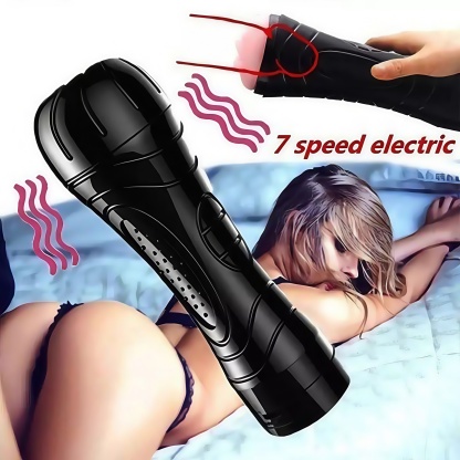 Vagina Bergetar Realistis Silikon Premium Multi Mode Getaran Dapat Diatur Panjang 24cm Kedalaman 17cm Baterai 3xAA Bonus Pelumas 8ml
