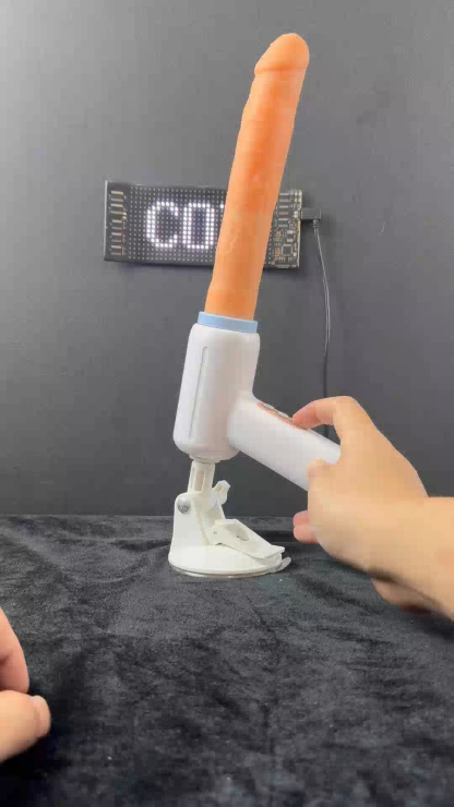 (DF-44) Mainan wanita, replika penis pria, vibrator dengan fungsi kecepatan yang dapat disesuaikan, perpanjangan, dan getaran.