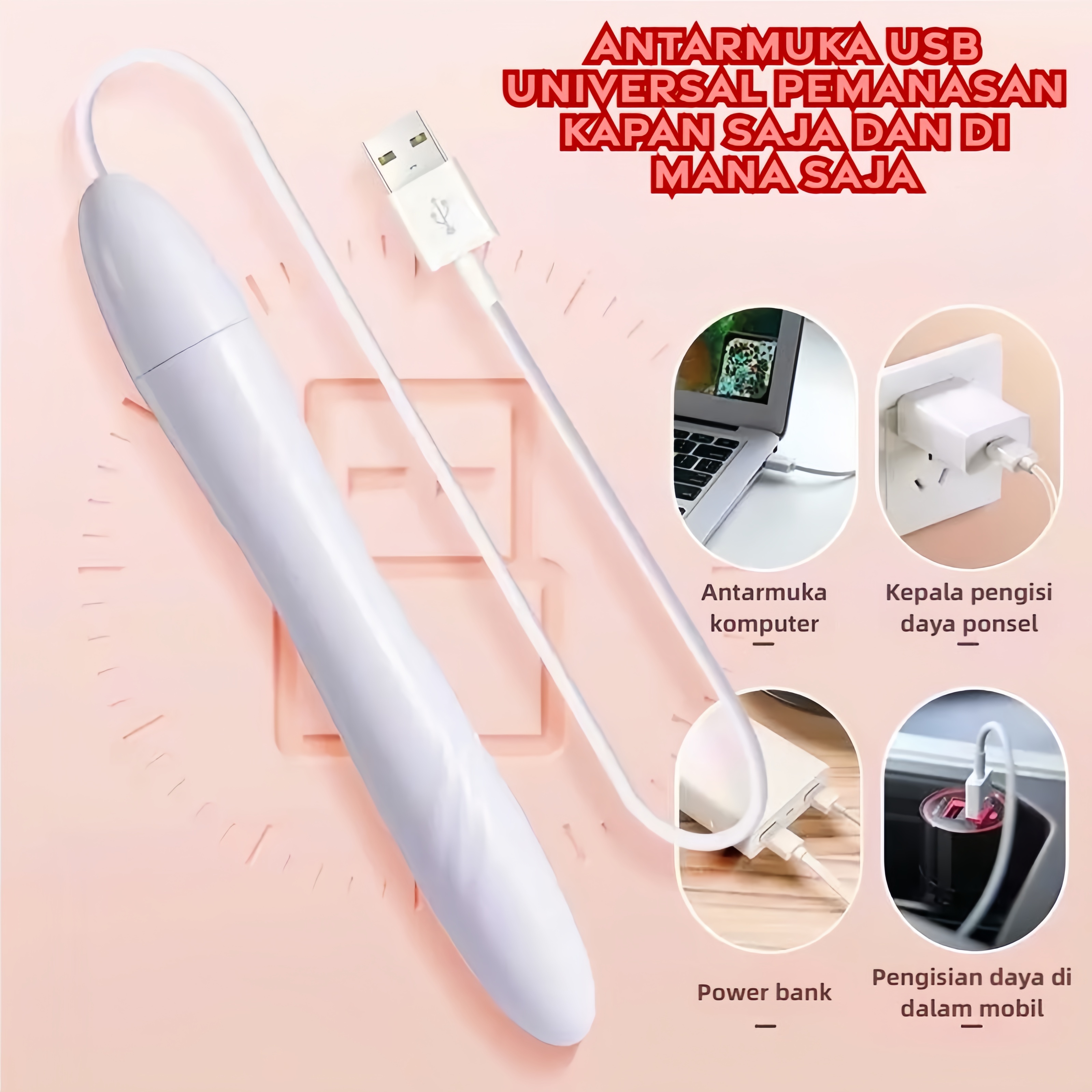 Pemanas USB mainan boneka yang sering digunakan