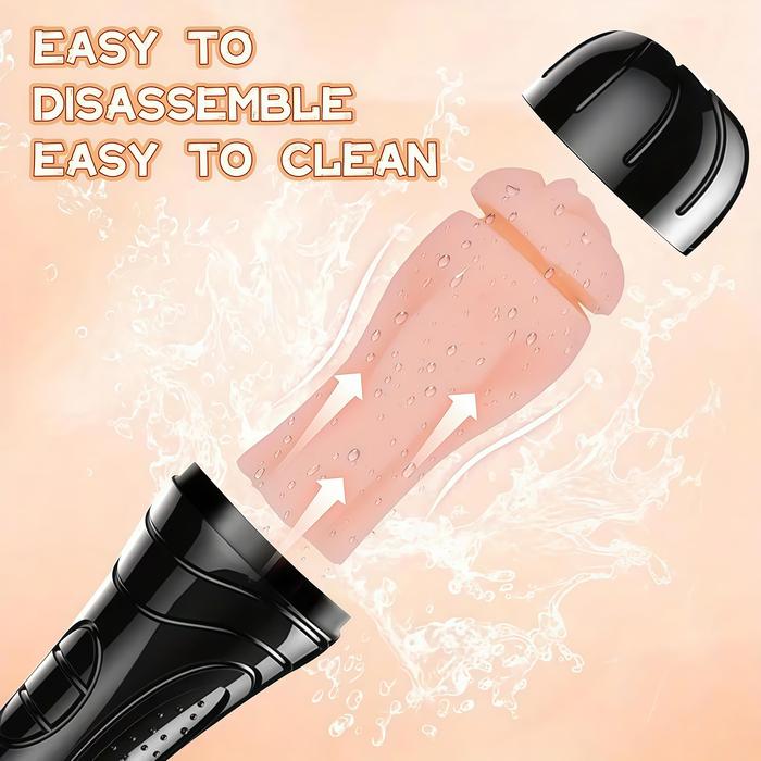 Vagina Bergetar Realistis Silikon Premium Multi Mode Getaran Dapat Diatur Panjang 24cm Kedalaman 17cm Baterai 3xAA Bonus Pelumas 8ml