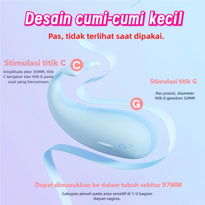 Vibrator Vagina Mini USB Rechargeable Tahan Air Silikon Lembut Panjang 8cm Diameter 2cm