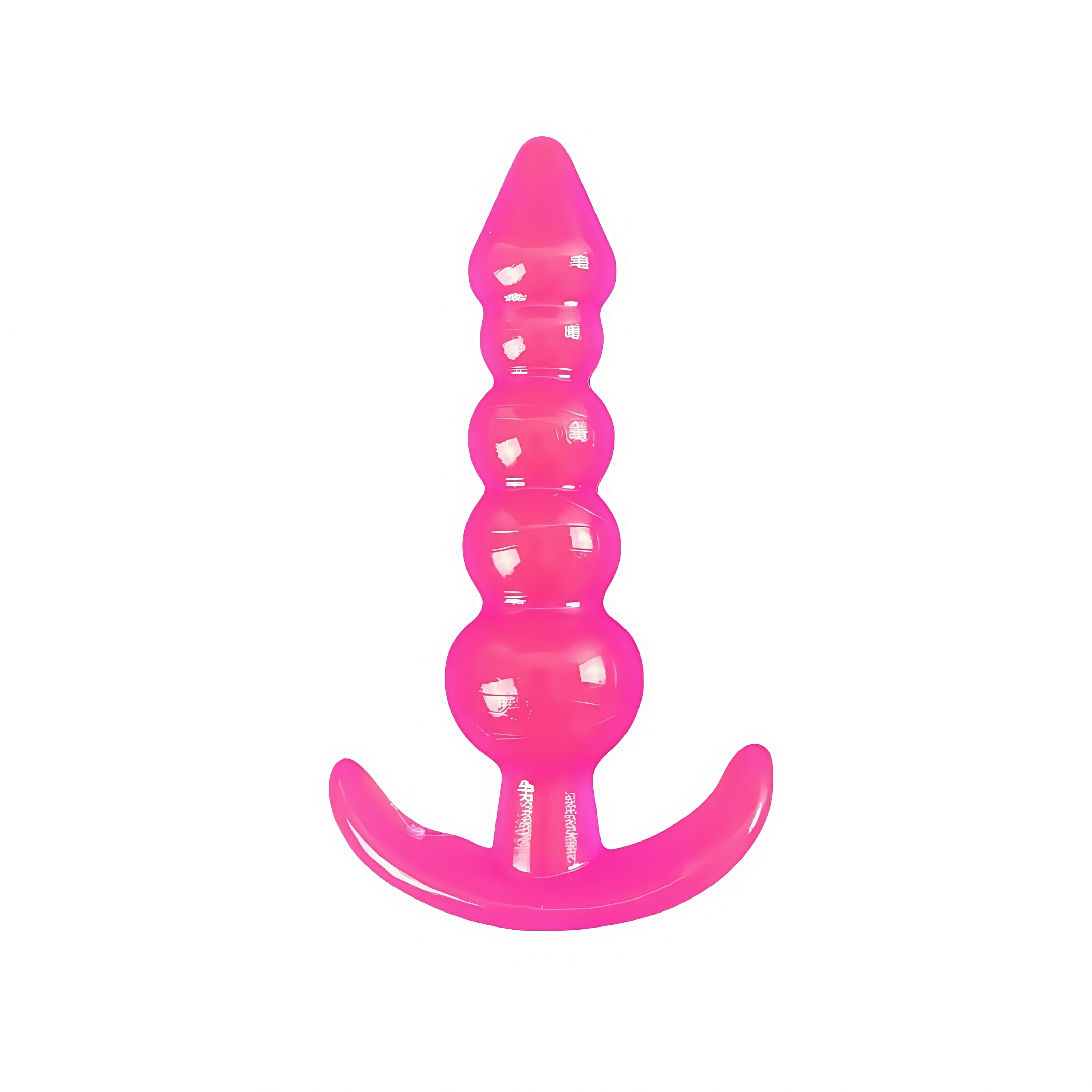 Anal plug berbentuk hati berwarna pink