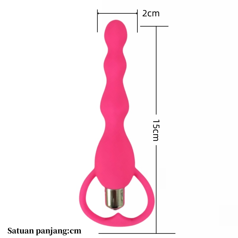 (DF-21)Getaran Anal plug getar berwarna pink