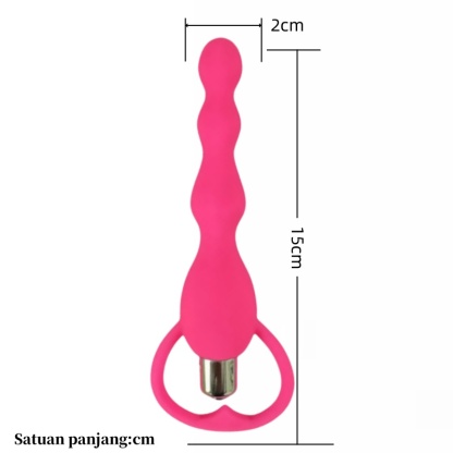 (DF-21)Getaran Anal plug getar berwarna pink