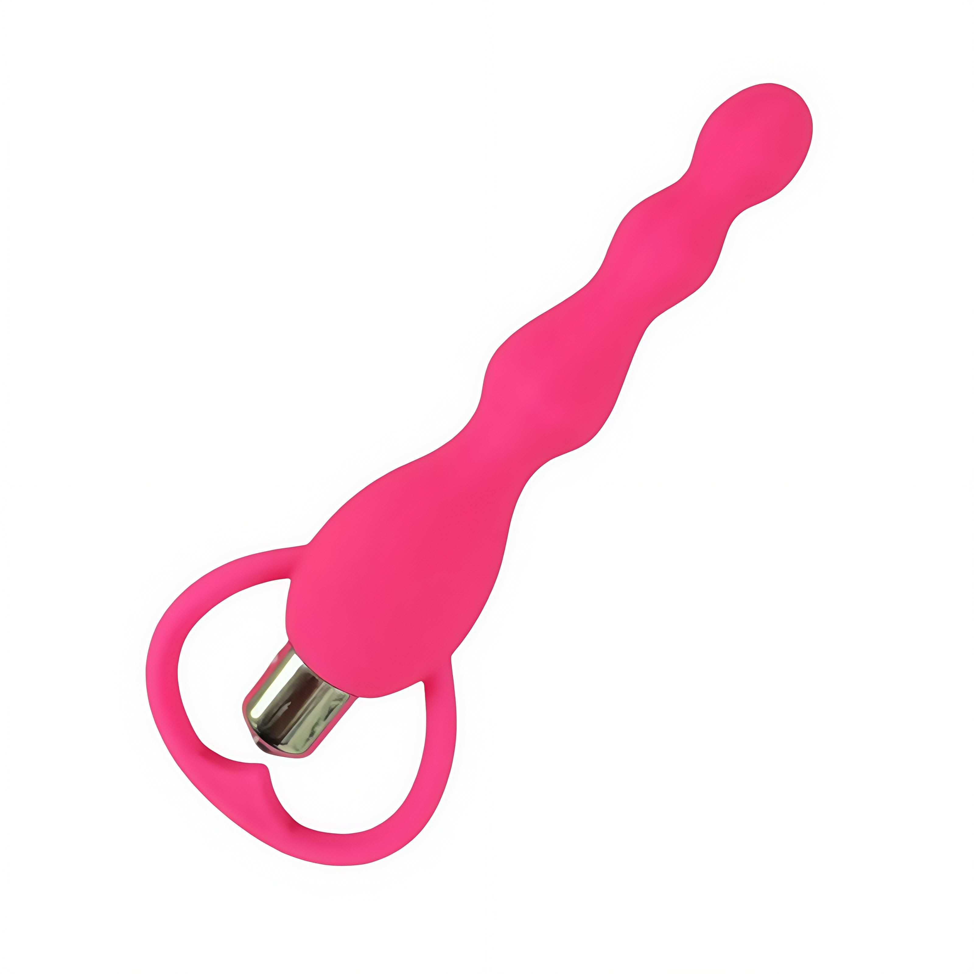 Getaran Anal plug getar berwarna pink