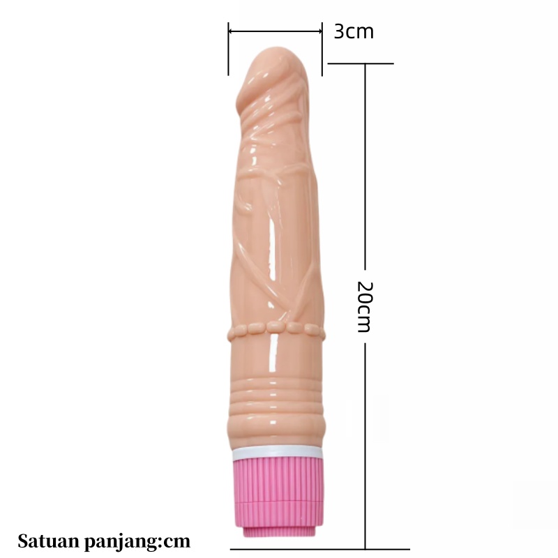 （DF-31）Vibrator getar kuat untuk wanita, dengan batang yang lebih panjang dan lebih tebal.
