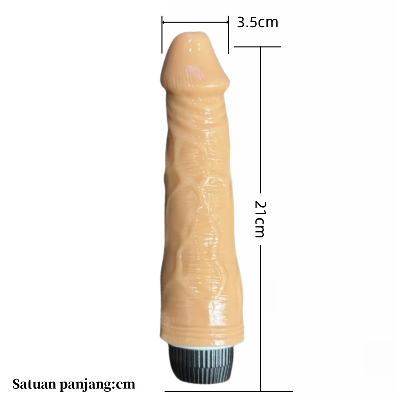 （DF-32）Vibrator masturbasi untuk wanita berbentuk penis, dengan intensitas getaran yang dapat disesuaikan.