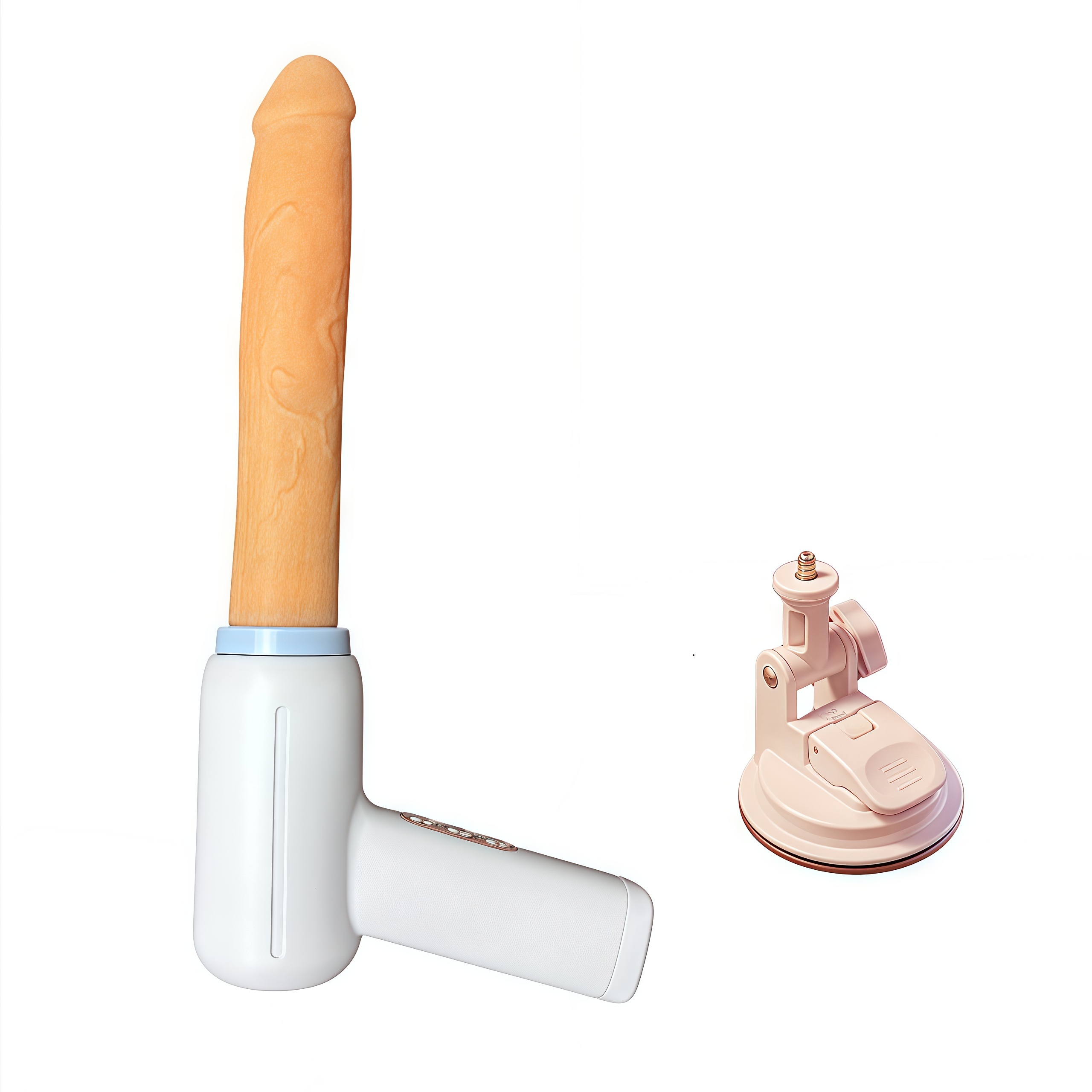 (DF-44) Mainan wanita, replika penis pria, vibrator dengan fungsi kecepatan yang dapat disesuaikan, perpanjangan, dan getaran.