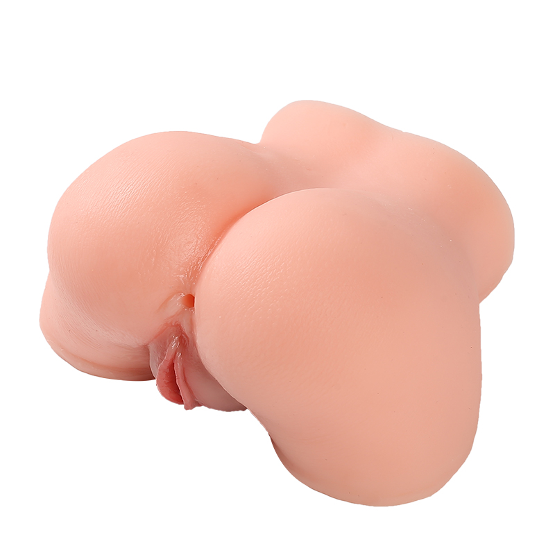 Mainan Anal Silikon Dua Lubang Realistis untuk Pria Bahan Premium Elastis Kontraktil Panjang 17cm Diameter 15cm Tinggi 10cm Bonus Pelumas 8ml