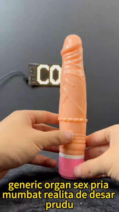 Vibrator getar kuat untuk wanita, dengan batang yang lebih panjang dan lebih tebal.