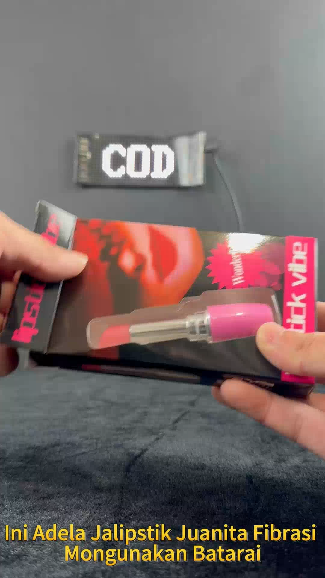 Lipstik getar tersembunyi untuk wanita
