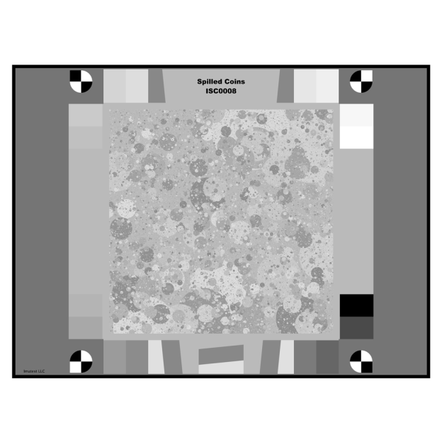 黑白落币（枯叶）测试卡